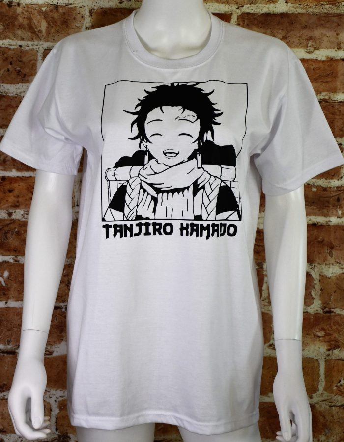 Anime shirt 0328 tanjiro white