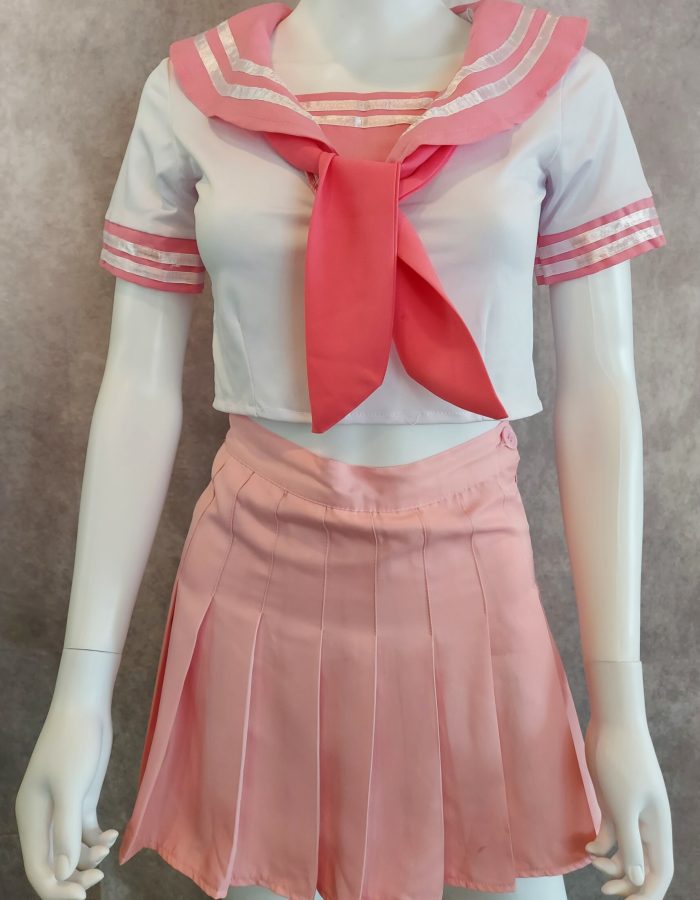 Games Anime Fate Astolfo school uniform cosplay pink.