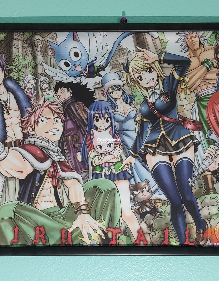 PRE-LOVED Fairy Tail Wall scroll Anime Poster