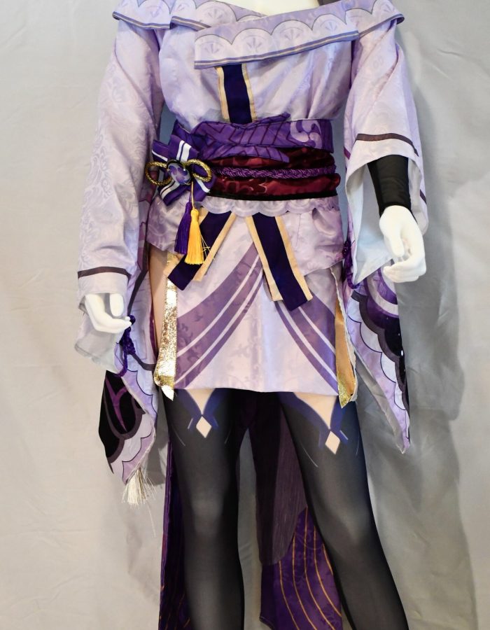 Genshin Impact Raiden Shogun cosplay costume outfit full set. Preowned.