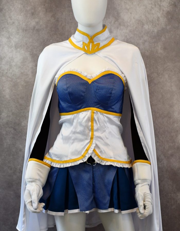 Anime Madoka Magica Sayaka Miki Cosplay Costume set. Preowned.