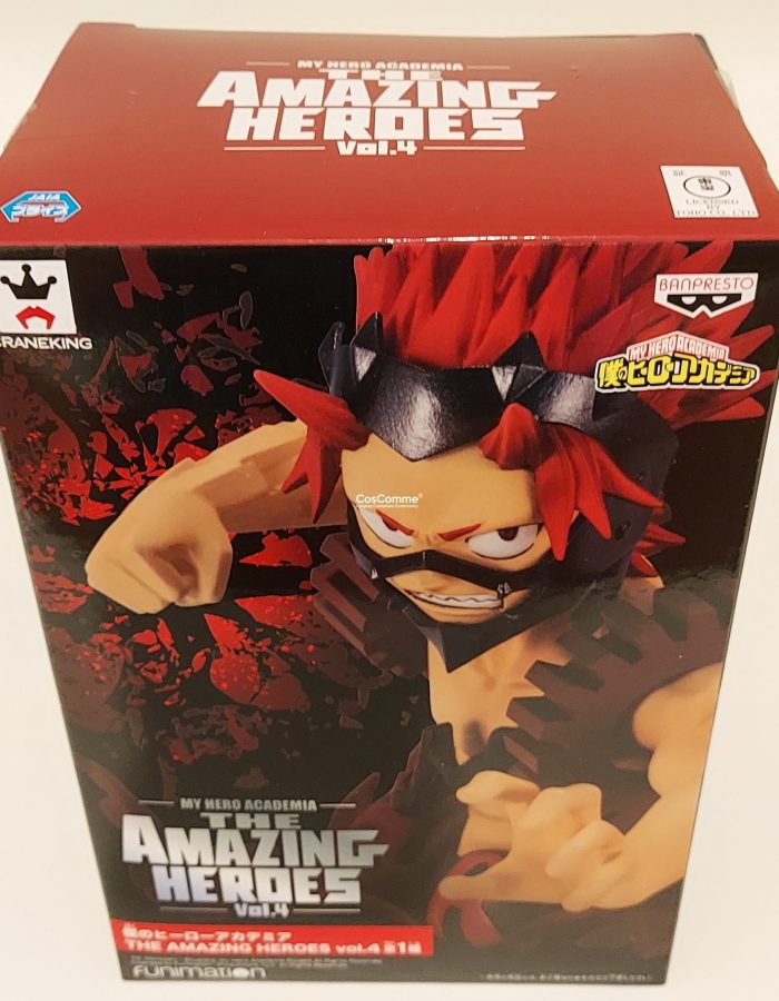 My Hero Academia The Amazing Heroes Vol. 4 Eijiro Kirishima Figure. preowned