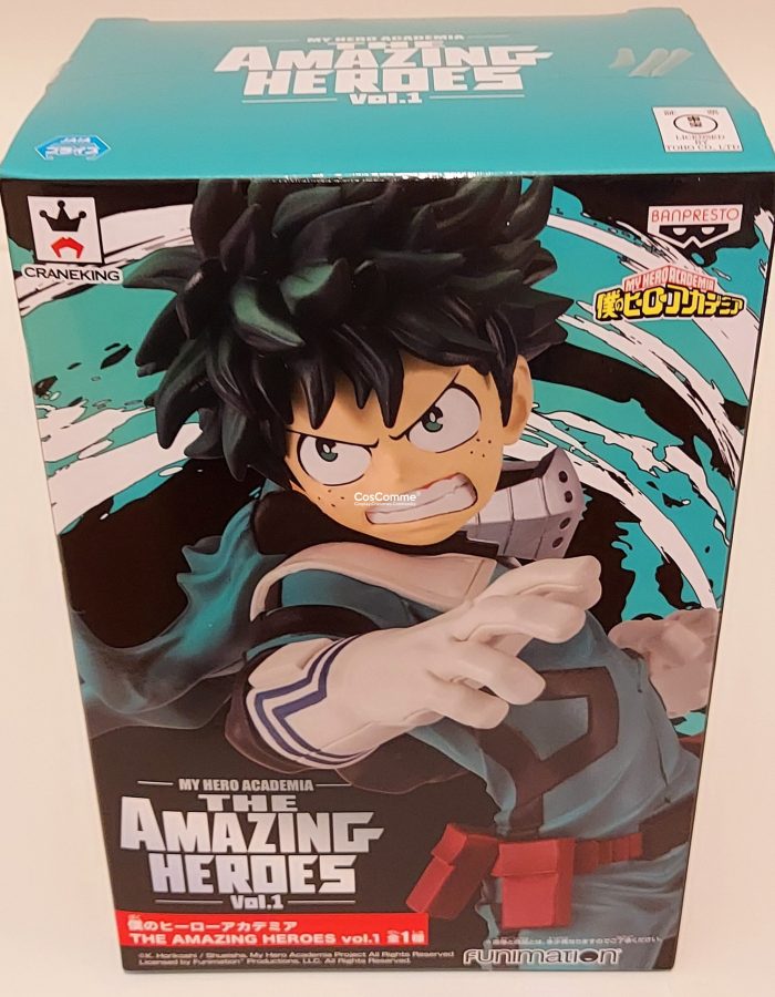 My Hero Academia The Amazing Heroes Vol.1 Izuku Midoriya by Banpresto. preowned